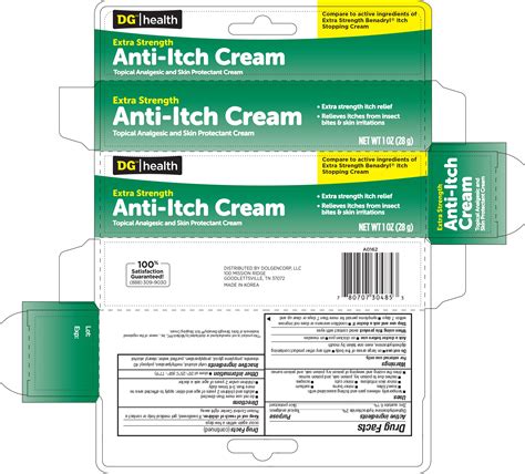 Dg Health Anti Itch Cream Dolgencorp Inc