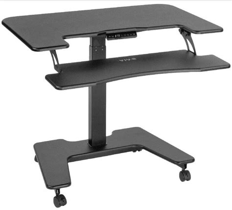 Vivo Desk V111vt Electric Mobile 36 Height Adjustable Dual Platform S