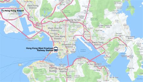 Hong Kong West Kowloon Railway Station Map Map Of Hong Kong West