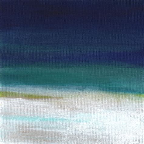 Surf And Sky Abstract Beach Painting Painting By Linda Woods Pixels