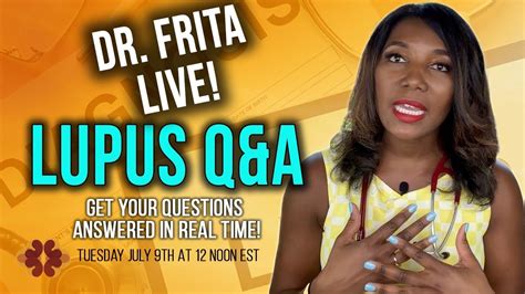 Lupus Live Question And Answer With Dr Frita Youtube