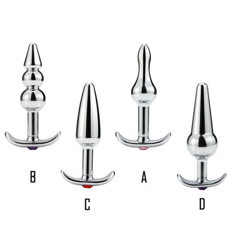 New Metal Anal Toys Smooth Touch Butt Plug Stainless Steel Erotic