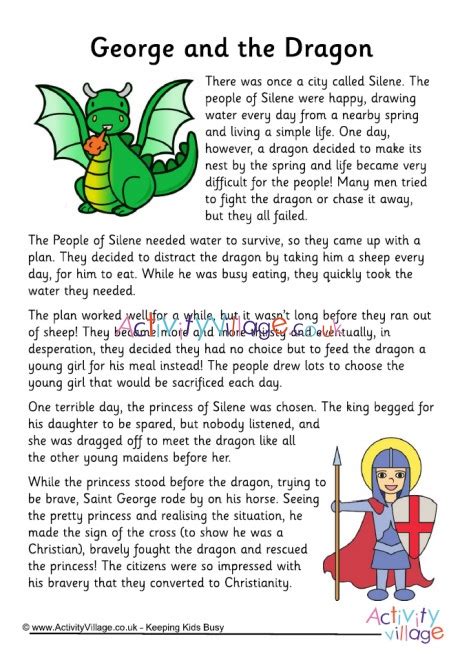 George And The Dragon Story