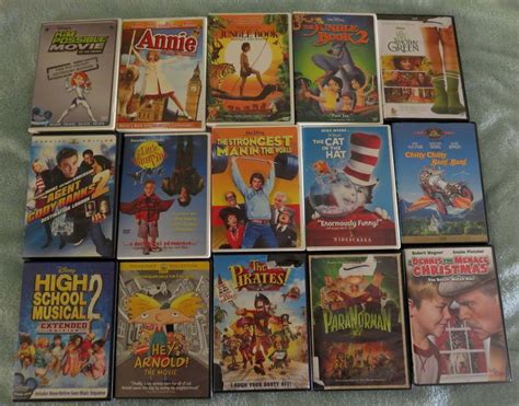Watch together, even when apart. **SOLD** Big 15 LOT Children's Classic DVD Movies Jungle ...