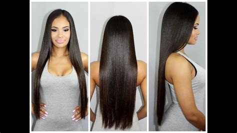 Black hair is often seen as a sign of healthy and strong hair. My Hair Care Routine for Long & Healthy Hair (highly ...