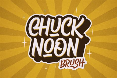 Chuck Noon Brush Font Free Download Freefontdl