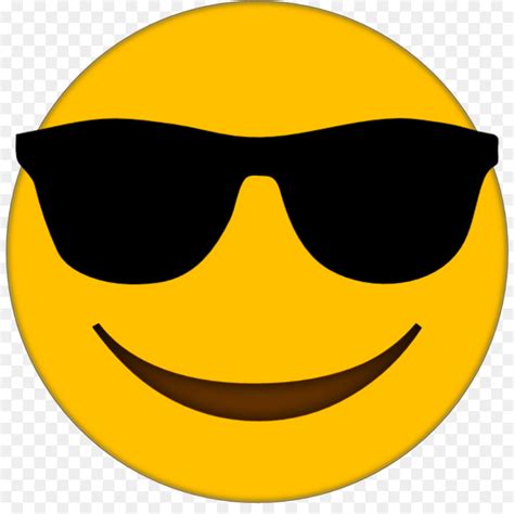 Smiley Face With Sunglasses Emoticon