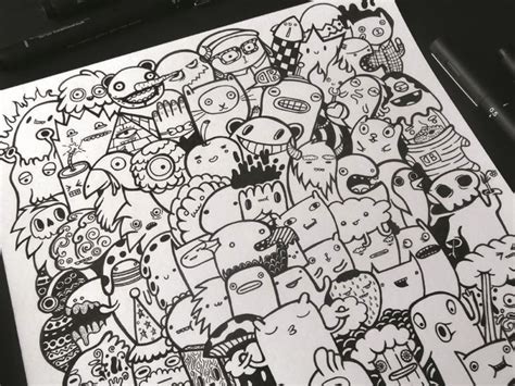 Bellah bujo shows you how to make a bunch of really cute doodles. Doodle Monsters | Easy doodle art, Doodle monster, Doodle ...