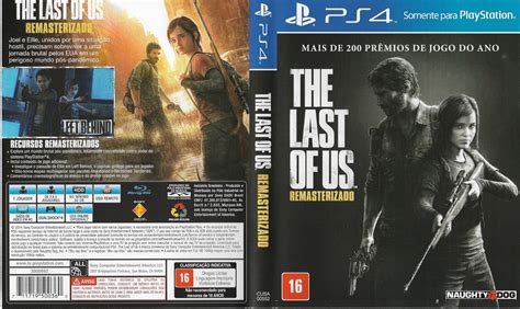 Tudo Capas 04 The Last Of Us Remastered 2014 Brazil Capa Game Ps4
