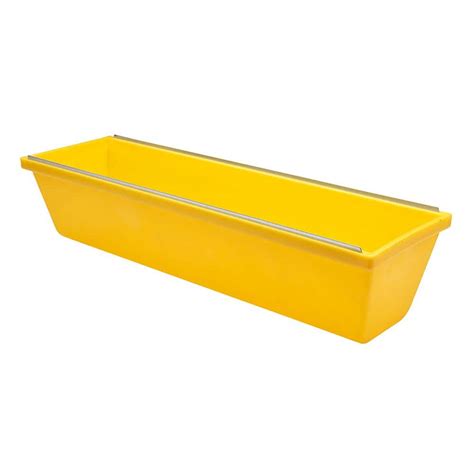 Toolpro 14 In Heavy Duty Textured Yellow Plastic Mud Pan Tp03062 The