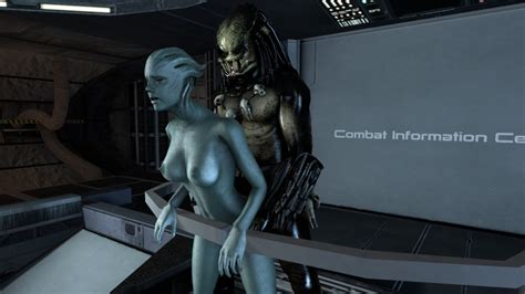 Rule 34 3d Asari Crossover Mass Effect Predator Predator Franchise