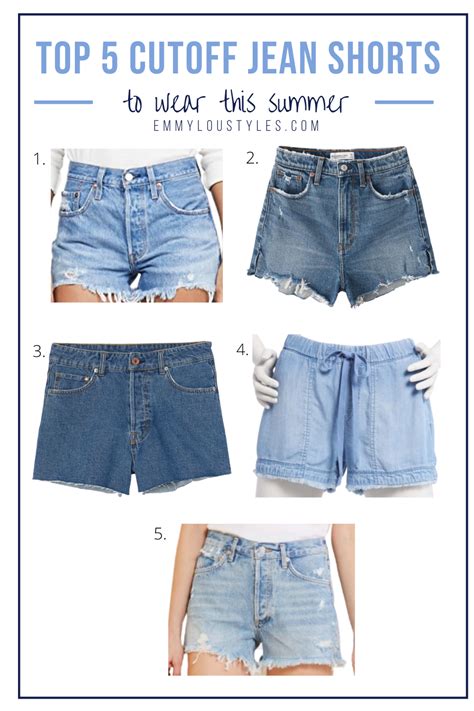 Top 5 Cutoff Jeans Shorts To Wear This Summer Emmy Lou Styles