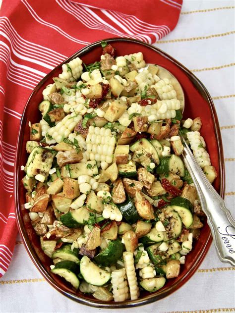 I would roast the vegetable separately because the sweet potato took much longer than the broccoli and brussels. Roasted Potato and Grilled Vegetable Salad | Great Eight ...