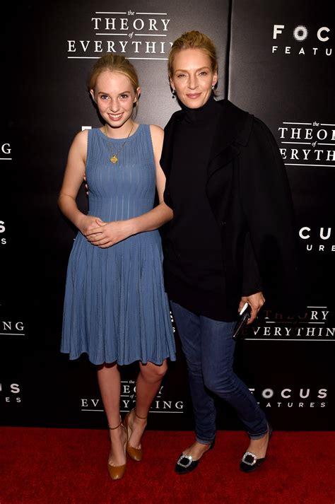 Uma Thurman And Maya Thurman Hawke Double Take Meet Hollywoods Mini
