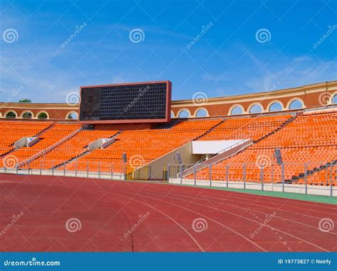 Score Board And Racetrack Stock Image Image Of Home 19773827