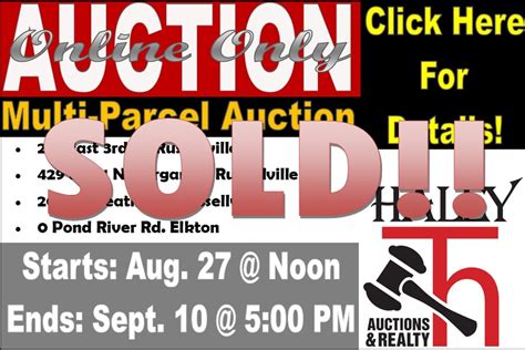 Past Auctions Haley Auctions And Realty