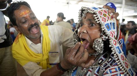 Thousands Line Up To Swallow Live Fish For Asthma Cure In Bizarre