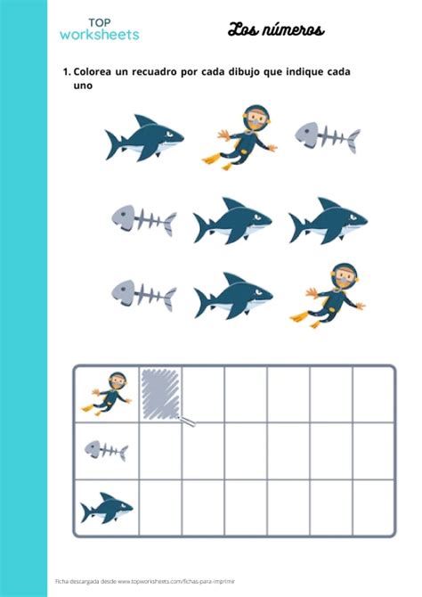 Colorea Por Cada Uno Ficha Para Imprimir TopWorksheets