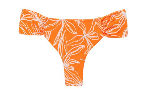 Bikini Bottoms Bottom Trail Orange Baobi Cheeky Brand Rio De Sol