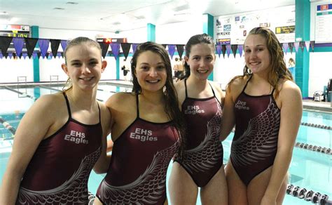Ellsworth Girls Break 12 Year Old Swim Team Record The Ellsworth