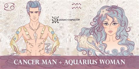 Cancer Man Aquarius Woman Famous Couples And Compatibility ♒♋