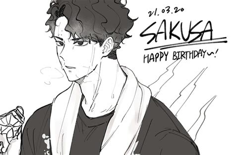 Happy Birthday 🥳 Sakusa Kiyomi Kun امبراطورية الأنمي Amino
