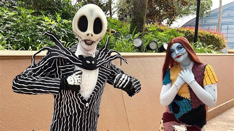 Jack Skellington And Sally Meet And Greet At Epcot In Advance Of 2023