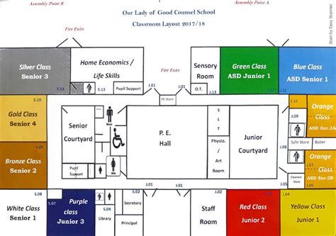 School Layout - Our Lady of Good Counsel