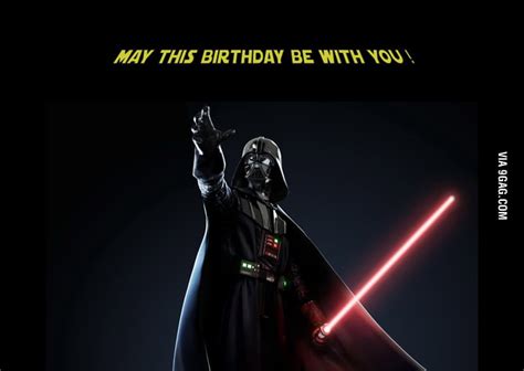 Darth Vader Wishes Happy Birthday Gag