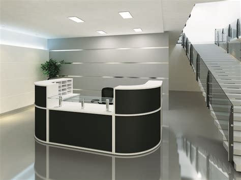 Buy Silver Reception Desk With Wheelchair Access Unit Ares 2