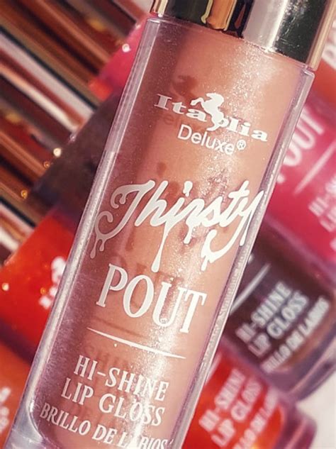 Gloss Thirsty Pout De Italia Deluxe Makeupblanctastic Lolapay