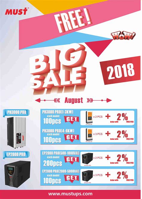 News|NEW!!! MUST SALES PROMOTION IN AUGUST|Must Power Limited