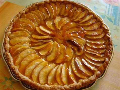 Tarte aux pommes cannelle amandes Recette de Tarte aux pommes