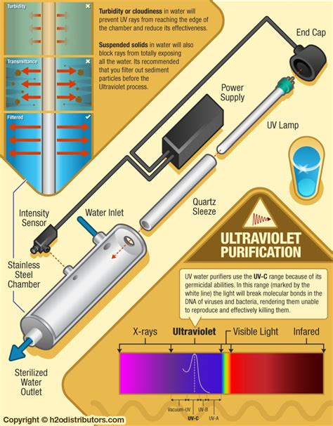 Ultraviolet Water Purification Infographic Water Purification System