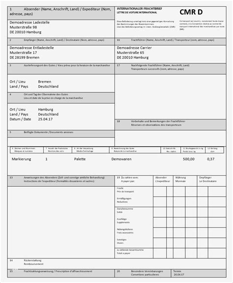 Fill out, securely sign, print or email your model cmr pdf form instantly with signnow. Cmr Vorlage Best Of atemberaubend Cmr Vorlage Ideen ...