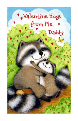 Top 50 best valentine gift ideas for daughters 2020. "Hugs for Dad" | Valentine's Day Printable Card | Blue ...