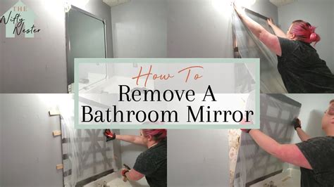 How To Remove Bathroom Mirror From Wall Easily And Safely Bathroom