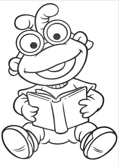 This particullar coloring picture meassure is around 600 pixel x 827 pixel with approximate file size for around 87.65 kilobytes. Muppets Coloring Pages