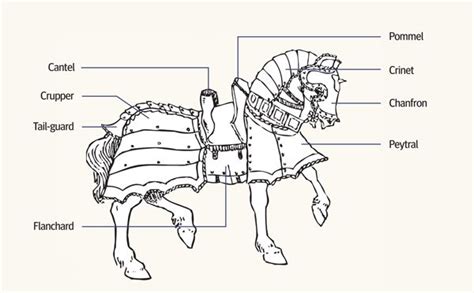 Past A Typical Set Of Armour Equipped On Horses For Their Protection