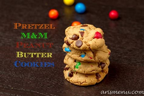 Pretzel Mandm Peanut Butter Cookies Aris Menu
