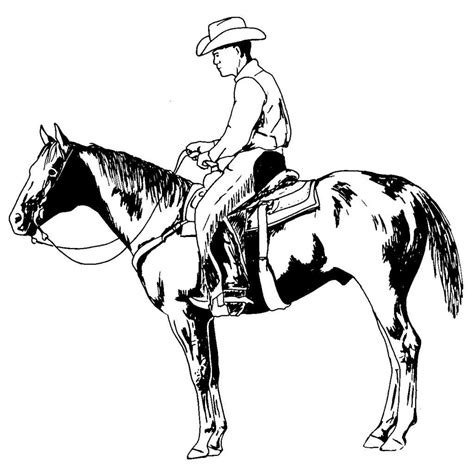 Free cowboy coloring pages are a fun way for kids of all ages to develop creativity, focus, motor skills and color recognition. Cowboy (Characters) - Printable coloring pages