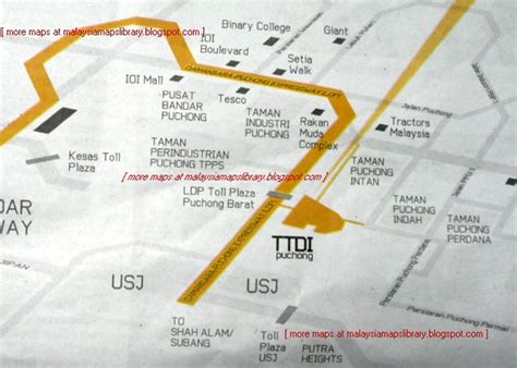 Taman industri pusat bandar puchong, puchong. Malaysia Maps Library: September 2011