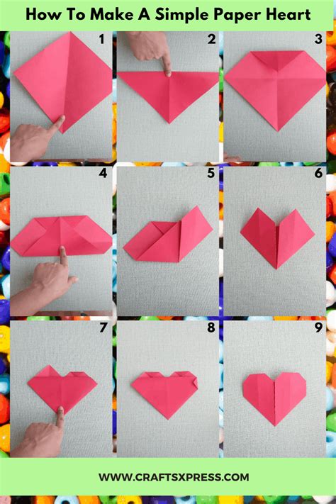 How To Make A Simple Paper Heart In Just 5 Minutes