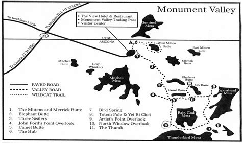 Monument Valley Monument Valley Monument Valley Map National Parks Trip