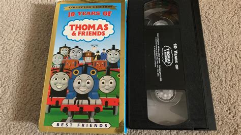 Opening To 10 Years Of Thomas And Friends 1999 Vhs Youtube