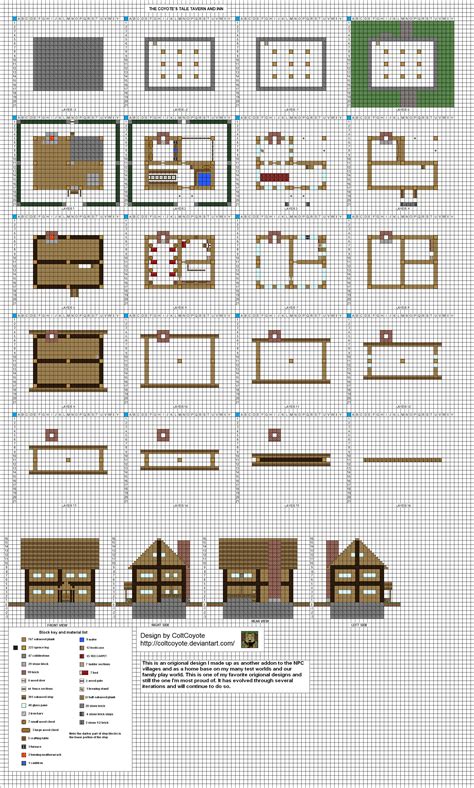 47 best inspired minecraft tower blueprints layer by layer amazing. Small Inn Mk3 by ColtCoyote on DeviantArt