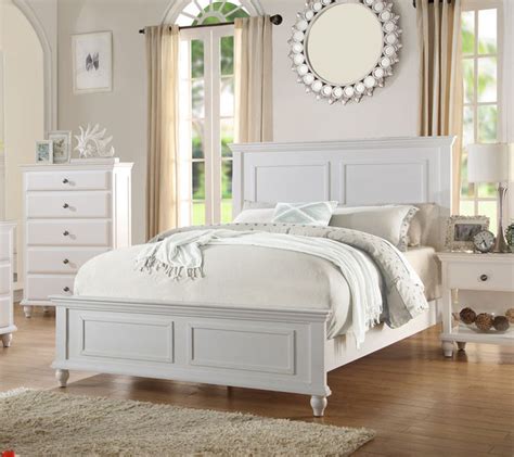 Coastal Living White Bedroom 5 Piece Set W Queen Bed