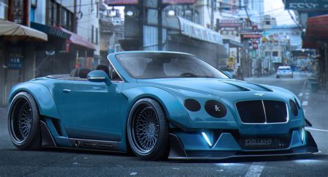 Dreaming Up A Wild Widebody Bentley Continental Gt Convertible