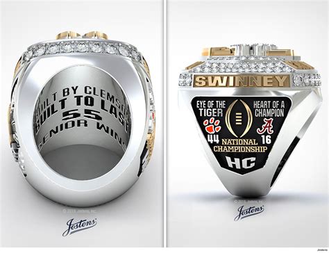 Clemsons Epic National Championship Rings Include Alabama Shade