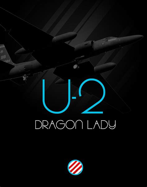 U 2 Dragon Lady Blackout Digital Art By Reggie Saunders